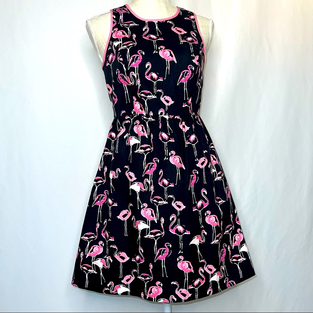 CROWN & IVY flamingo dress.
